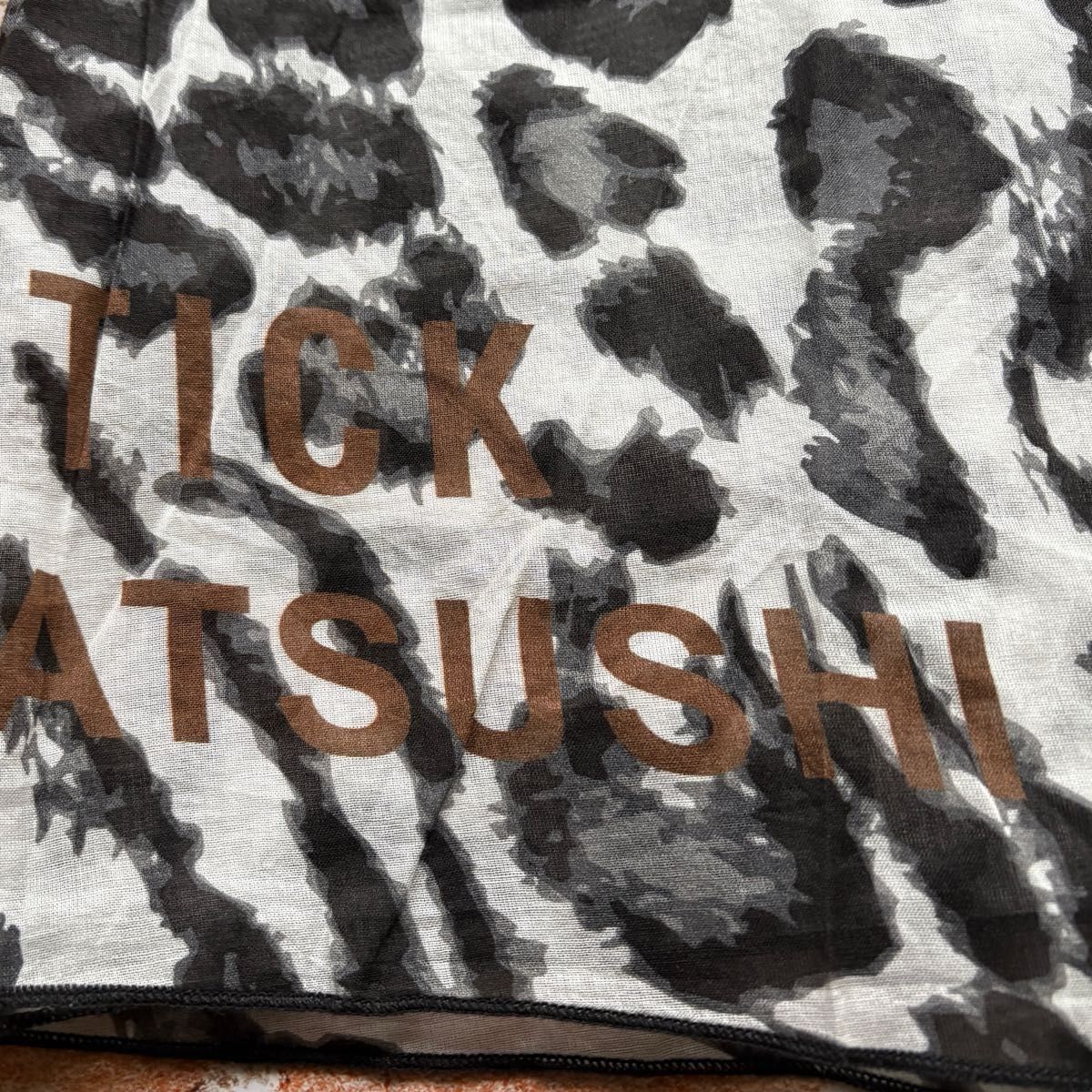 BUCK-TICK ストール 櫻井敦司さんプロデュース ベンガル バクチク 白 BUCK-TICK ストール 櫻井プロデュース ベンガル バクチク グッズ