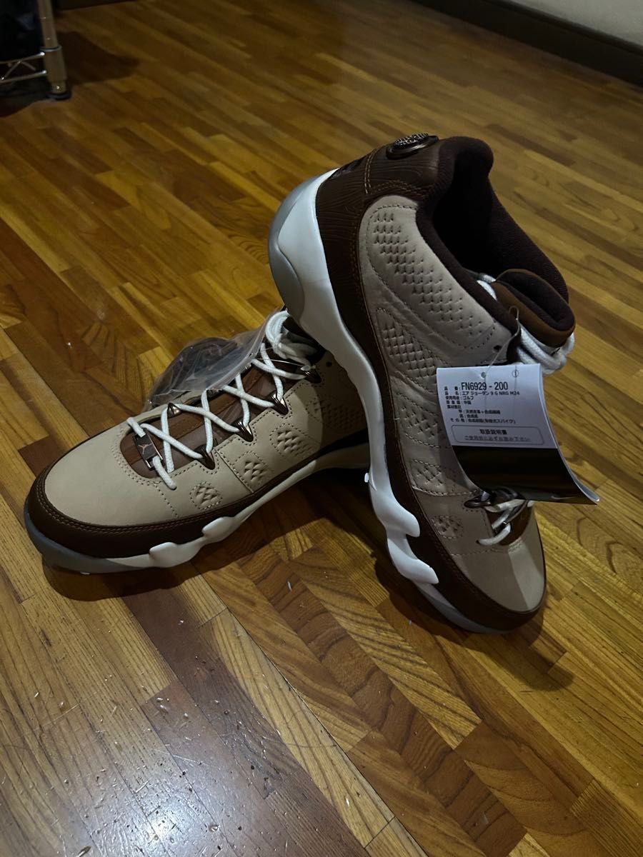 新品未使用 ハッピーライフウッド × ナイキ エアジョーダン9 ゴルフ NRG 28.0 NIKE ナイキ