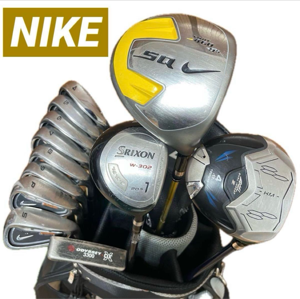 NIKE】SQ IGNITE ゴルフクラブ 12本 フルセット メンズ NIKE】SQ IGNITE ゴルフクラブ 12本 フルセット メンズ