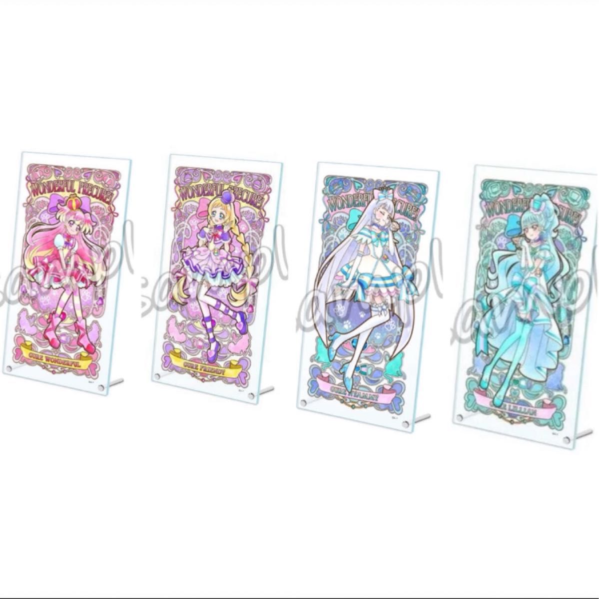 プリキュア わんだふるぷりきゅあ! アクリルアートボード 4種 コンプリートセット 限定