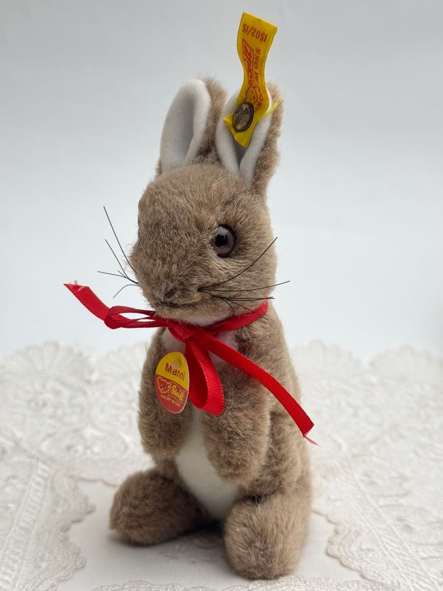 送料無料 シュタイフ Manni Rabbit 15cm オールIDs完品 ウサギの 送料無料 シュタイフ Manni Rabbit 15cm オールIDs完品 ウサギの
