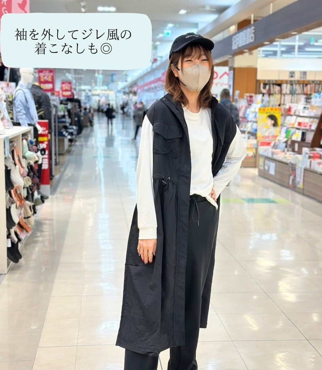 ワークマン高撥水スタンドワンピースアウター ブラック 新品 25SS新作 ワークマン 高撥水スタンドワンピースアウター Mサイズ
