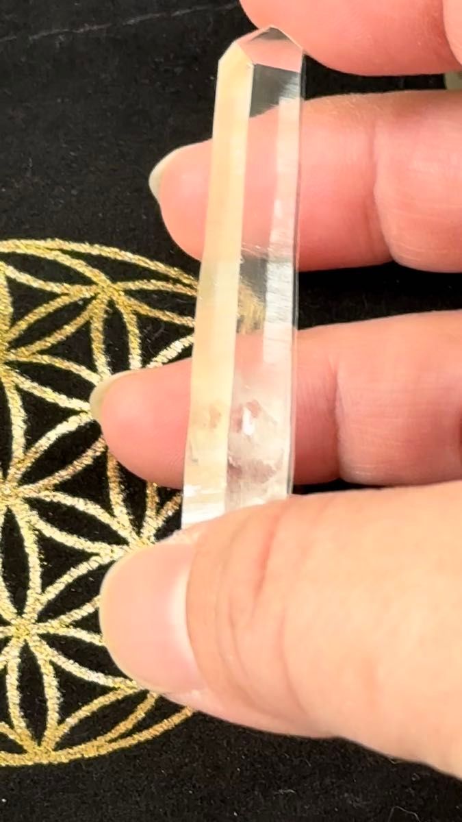 レムリアンクリスタル 54.4mmX10.7mm白魔法の儀式用ミニメス