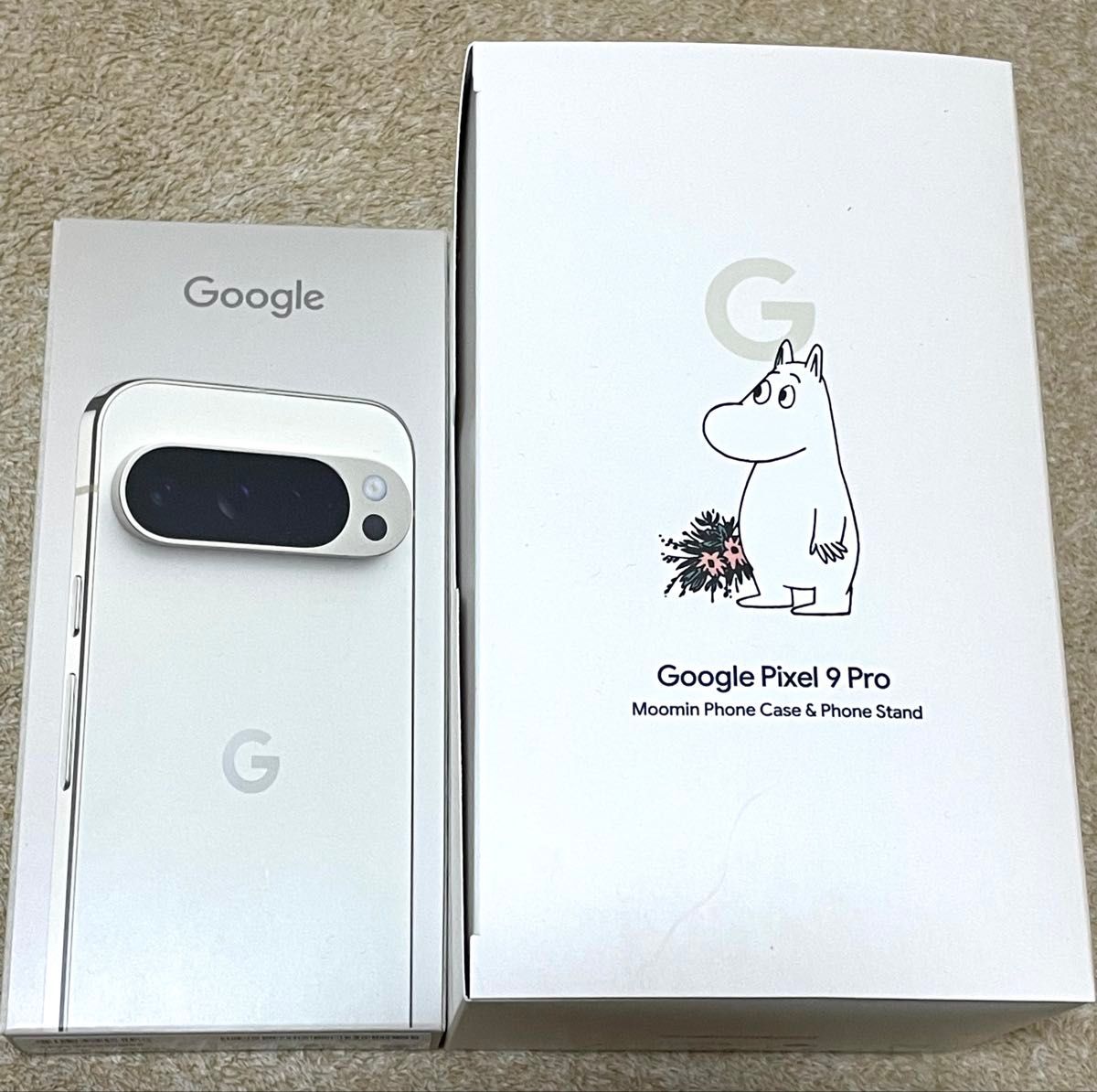 新品未開封 Google Pixel9 Pro 256 白 ムーミン等おまけ付き 新品未開封 Pixel 9 Pro 256GB Porcelain ムーミンスタンド