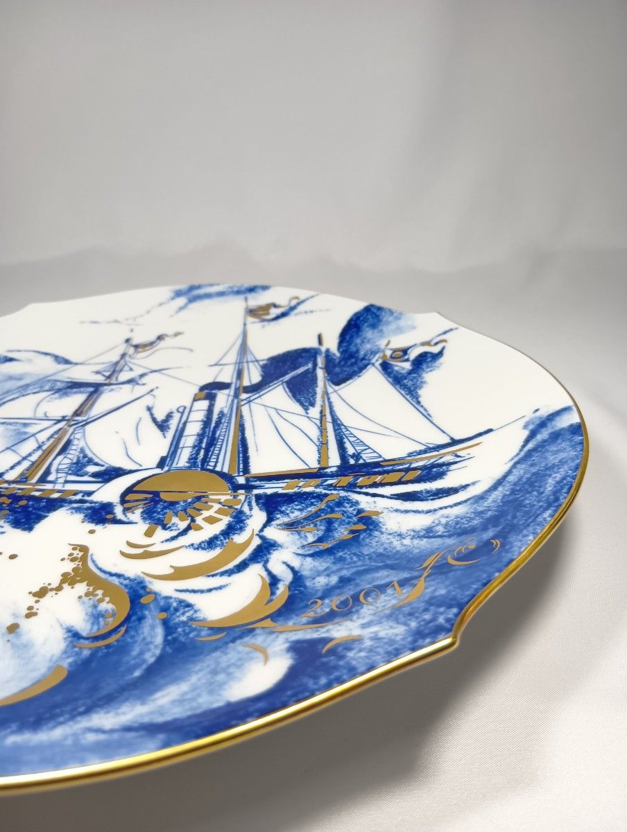 マイセン MEISSEN【美品・箱入】イヤープレート 2001年 郵便蒸気 マイセン MEISSEN【美品・箱入】イヤープレート 2001年 郵便蒸気