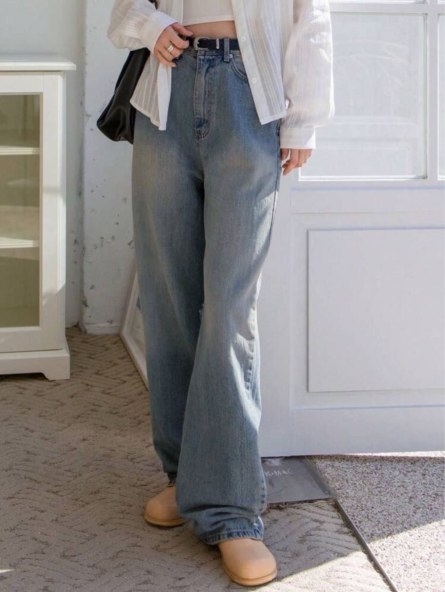 SHEIN DAZY ストレート デニム ジーンズ ボトムス デニムパンツ SHEIN DAZY ストレート デニム ジーンズ ボトムス デニムパンツ