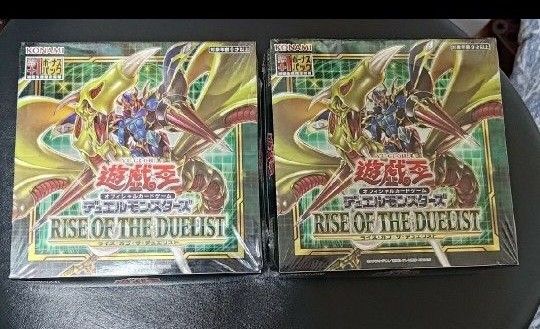 最愛 遊戯王 ライズオブザデュエリスト2箱初回 版新品未開封 遊戯王OCG デュエルモンスターズ
