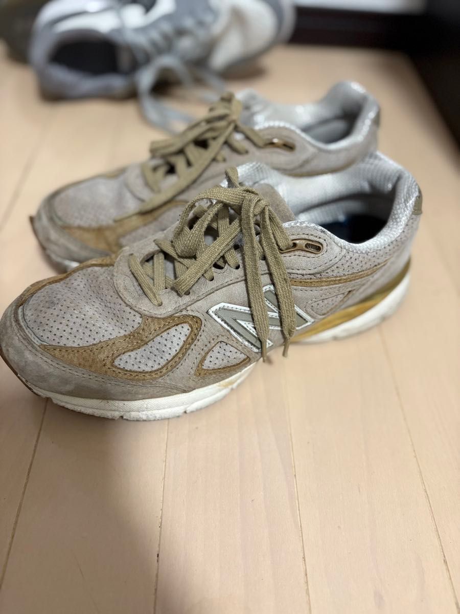 アメリカUSA製 ニューバランス M990HL4 ベージュ