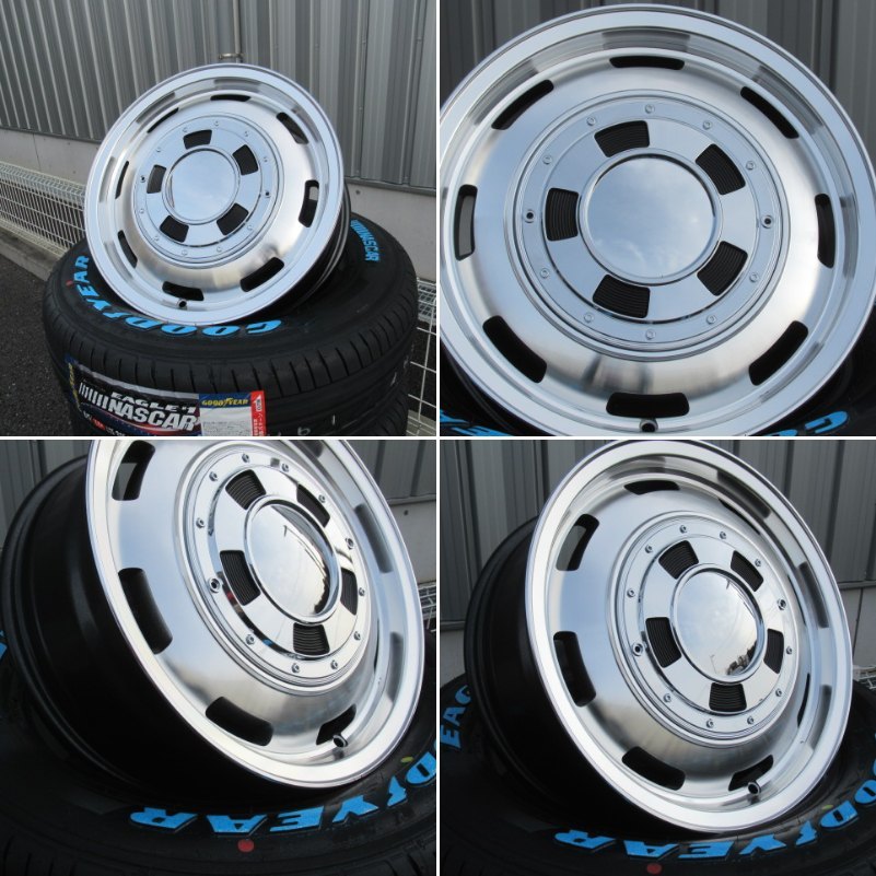 GARCIA CISCO16x6.5 +38 6-139.7 MG1 GOODYEAR NASCAR 215/65R16セット 200系ハイエース レジアスエース_画像4