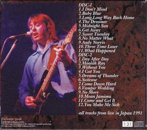 ■CD★JOEY MOLLAND'S BADFINGER/JAPAN 1991★バッドフィンガー★輸入盤■_画像2