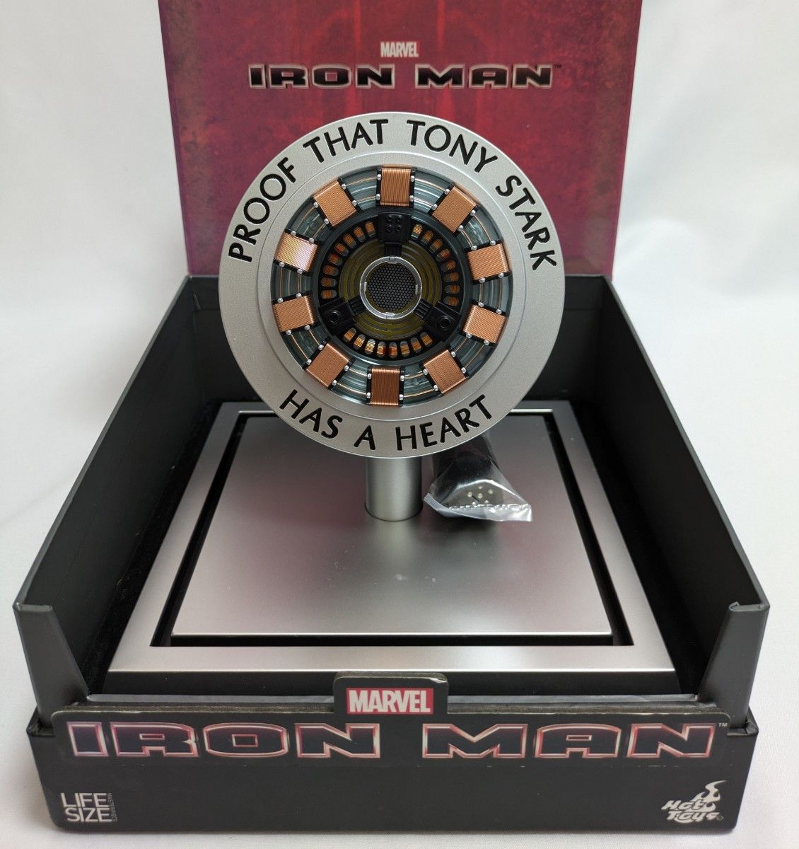 ホットトイズ アイアンマン アークリアクター HotToys LMS012 箱付 ホットトイズ アイアンマン アークリアクター 1/1スケール