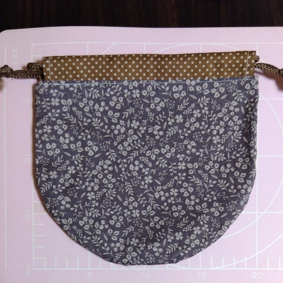 まんまる巾着袋 2個セット ハンドメイド 小花柄|Yahoo!フリマ まんまる巾着袋 2個セット ハンドメイド 小花柄|Yahoo!フリマ