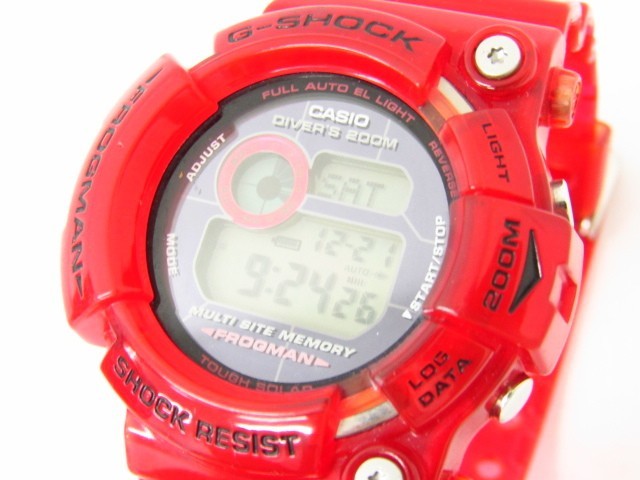 CASIO G-SHOCK カシオ G-ショック FROGMAN GW-203K イルクジ デジタル腕時計♪AC16209 