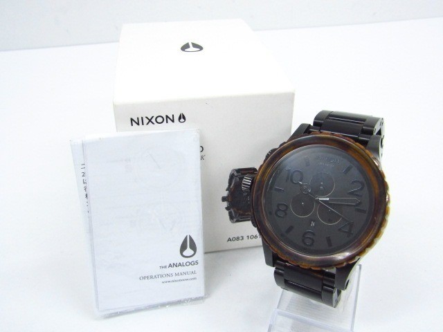 NIXON ニクソン 51-30 CHRONO A083-1061 クロノグラフ クォーツ腕時計♪AC14434