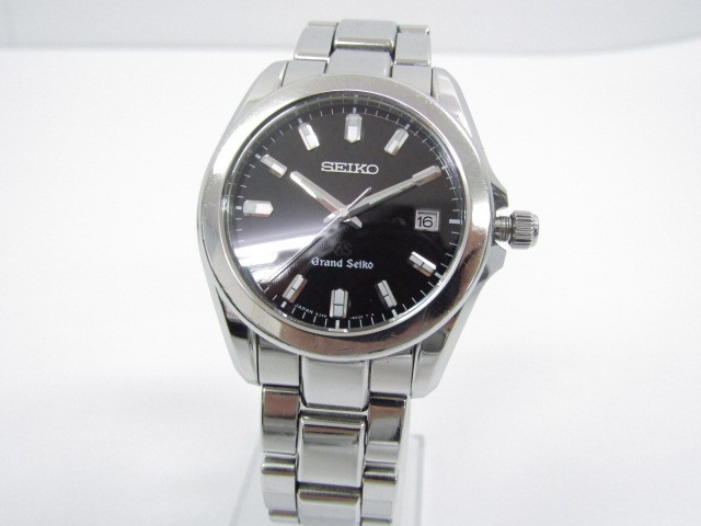 Grand Seiko グランドセイコー SBGF021 8J56-8020 ブラック文字盤 クォーツ腕時計♪AC16258