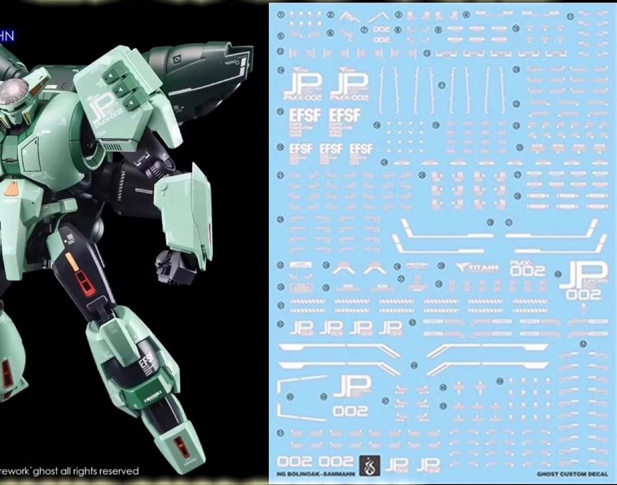 HG 1/144 PMX-002 ボリノーク・サマーン用水転写式デカール HG 1/144 PMX-002 ボリノーク・サマーン用水転写式デカール