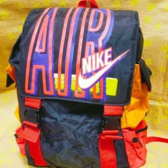 ナイキ NIKE メンズ リュックサック ビックロゴ AIR 90S 希少 ナイキ NIKE メンズ リュックサック ビックロゴ AIR 90S 希少