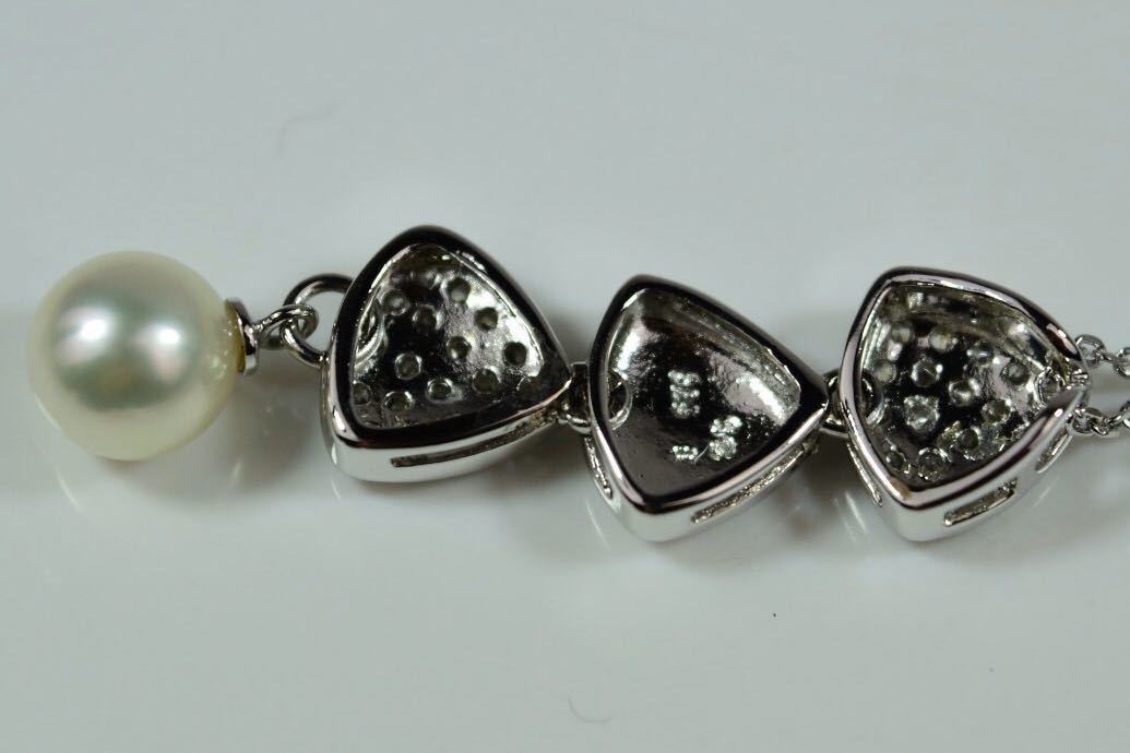 定率割引 西日本 本真珠 美品 K14 SILVER 11.8g ネックレス3本纏めて アコヤ真珠