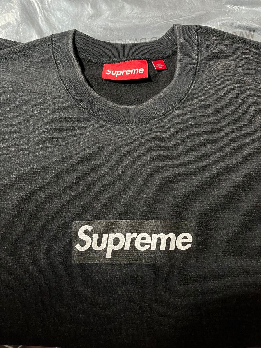 Supreme Washed Box Logo Crewneck シュプリーム ウォッシュド Supreme Washed Box Logo Crewneck シュプリーム ウォッシュド