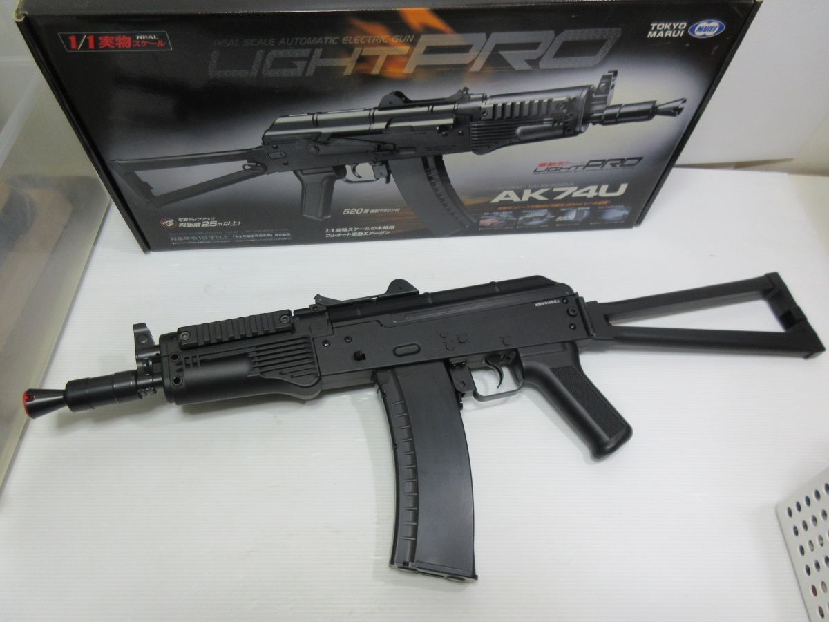 ◇東京マルイ 電動ガン LIGHT PRO ライトプロ AK74U 動作未確認