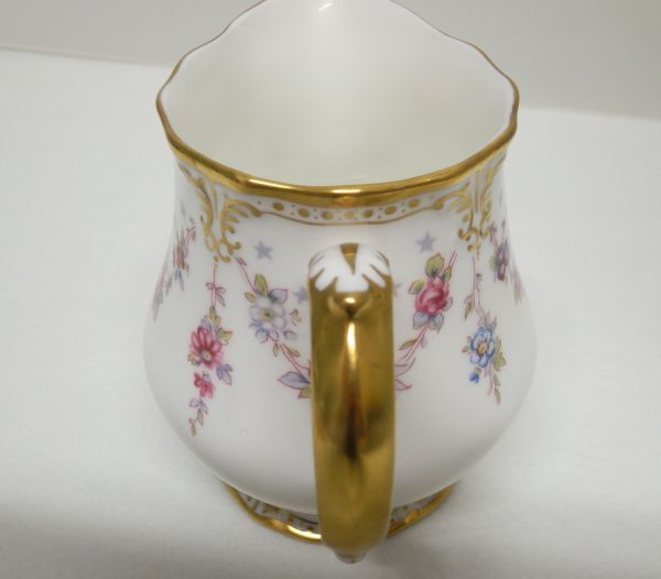 ROYAL CROWN DERBY ロイヤルクラウンダービー ロイヤル?アントワネット クリーマー ポット A.1225　LIV/　 クリーマー 陶磁器 フランス