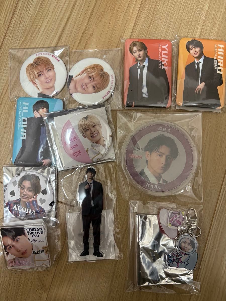 超特急　生写真　グッズ　トレカ　メタルチャーム　EBiDAN アクスタ