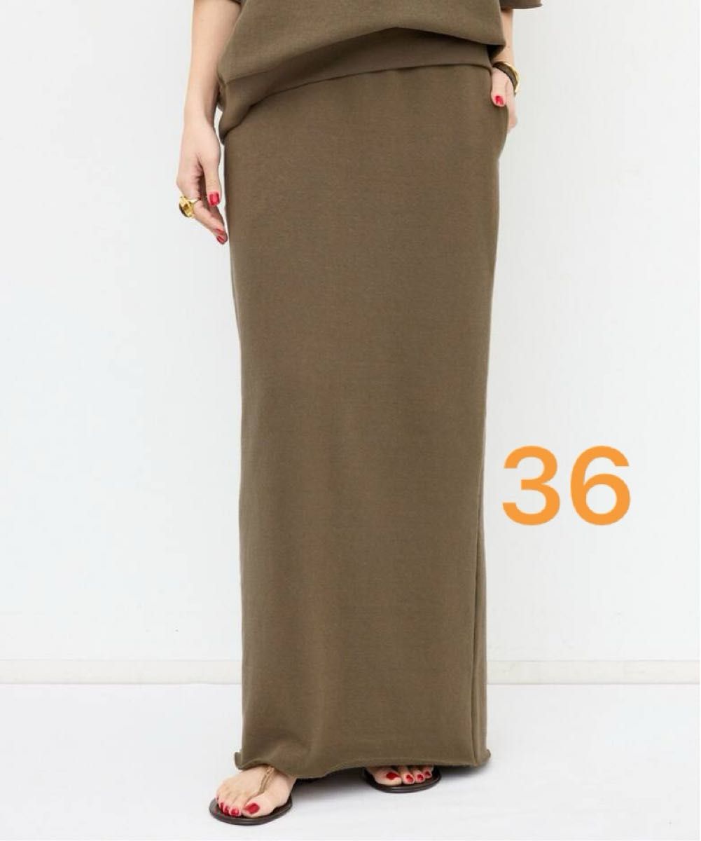 L'Appartement【AMERICANA/アメリカーナ】 SWEAT SKIRT ロング L'Appartement【AMERICANA/アメリカーナ】 SWEAT SKIRT ロング