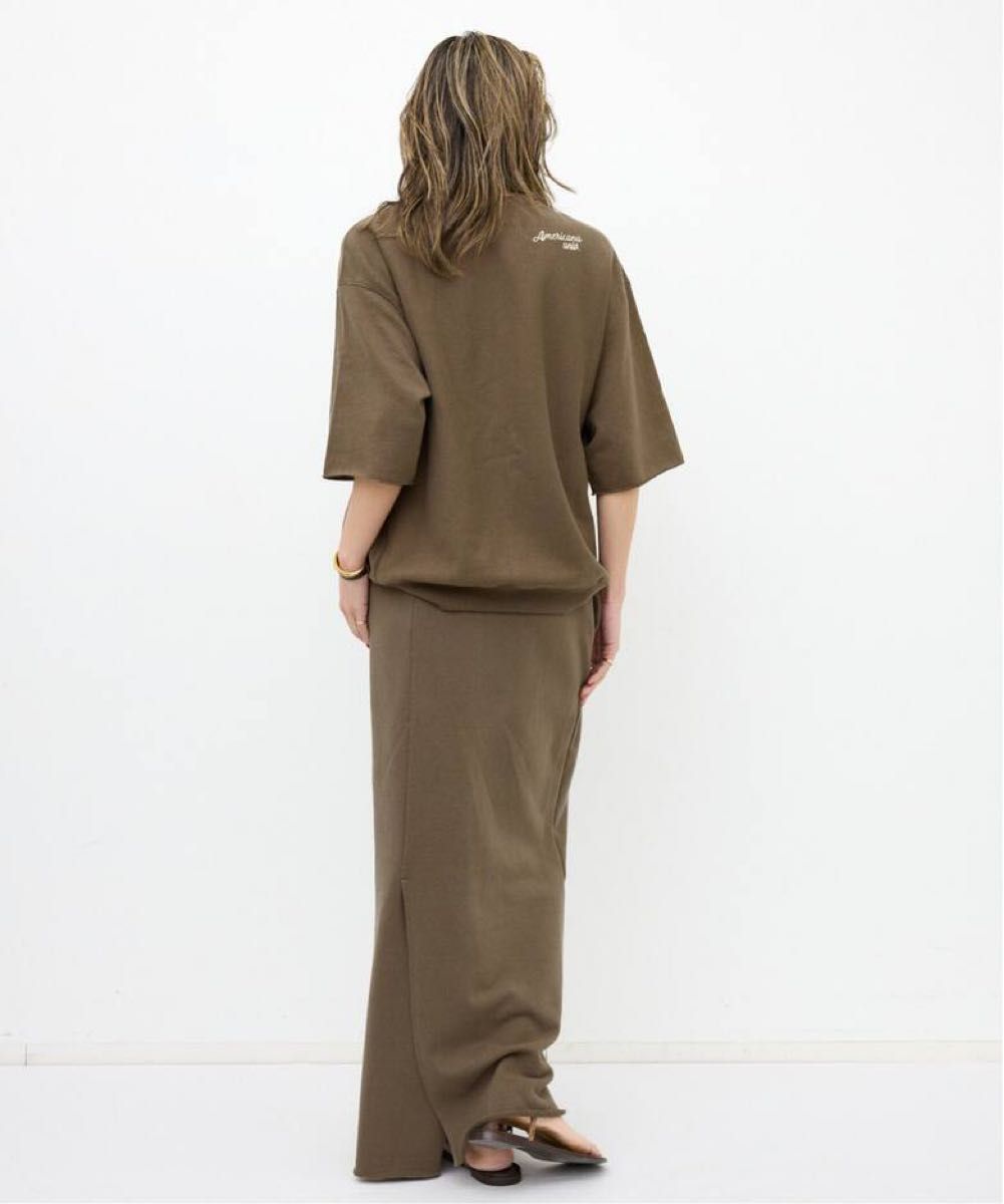 L'Appartement【AMERICANA/アメリカーナ】 SWEAT SKIRT ロング L'Appartement【AMERICANA/アメリカーナ】 SWEAT SKIRT ロング