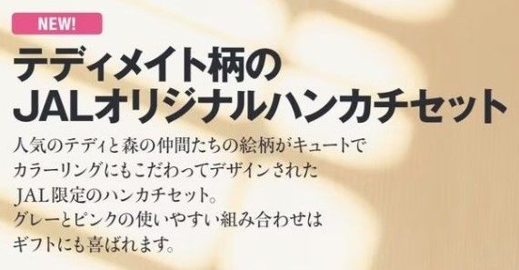 JAL機内販売 限定 フェイラー テディメイトスカイ オリジナル JAL機内販売 限定 フェイラー テディメイトスカイ オリジナル