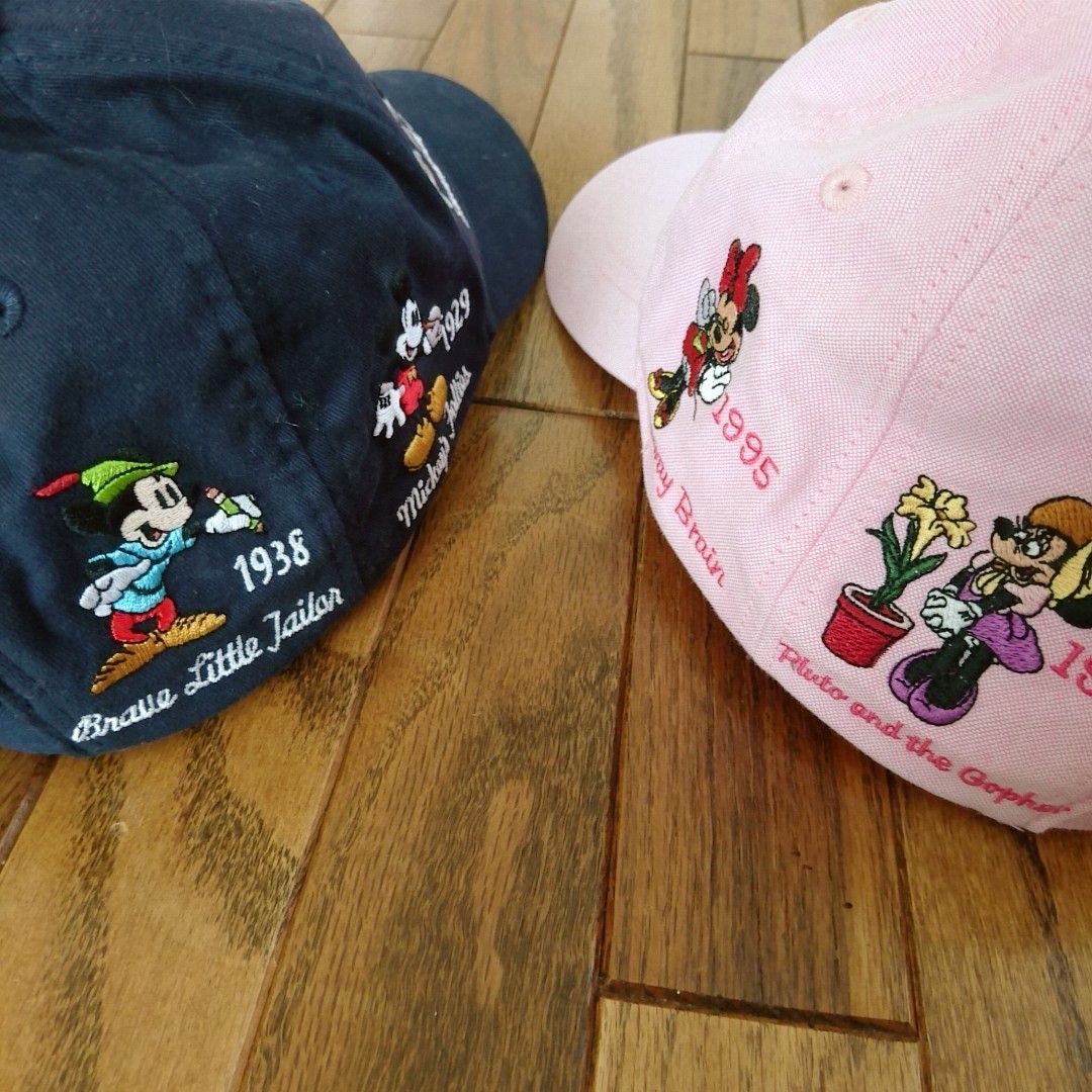Paypayフリマ ミッキー ミニー 香港ディズニー キャップ 2点セット Paypayフリマ ミッキー ミニー 香港ディズニー キャップ 2点セット