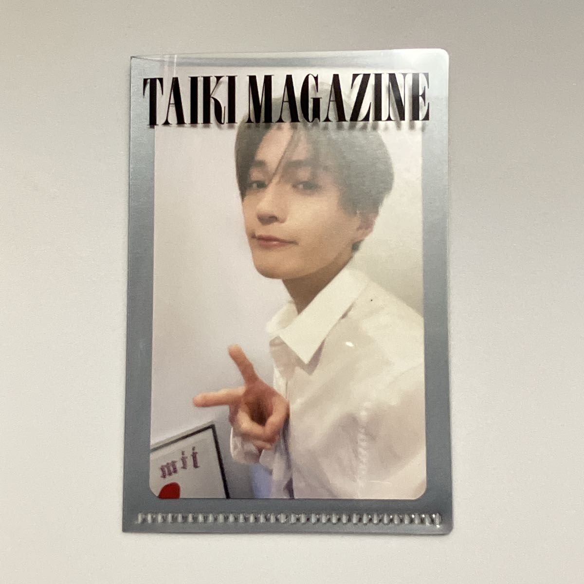 TAIKI MAGAZINE FANTASTICS 八木勇征 トレカ&ミニクリア TAIKI MAGAZINE FANTASTICS 八木勇征 トレカ&ミニクリア