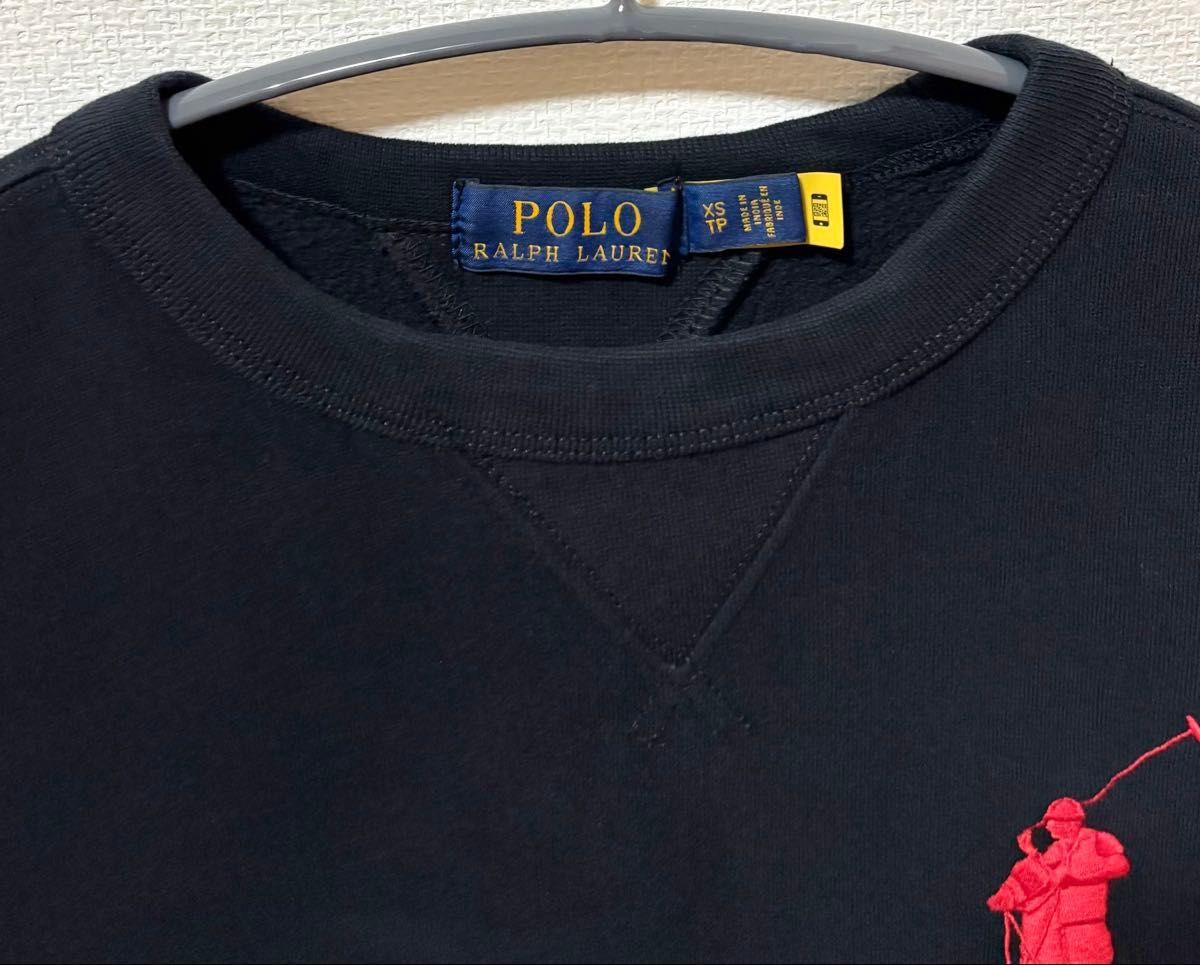 美品 POLO RALPH LAUREN ラルフローレン ビッグポニー刺繍ロゴ 美品 POLO RALPH LAUREN ラルフローレン ビッグポニー刺繍ロゴ