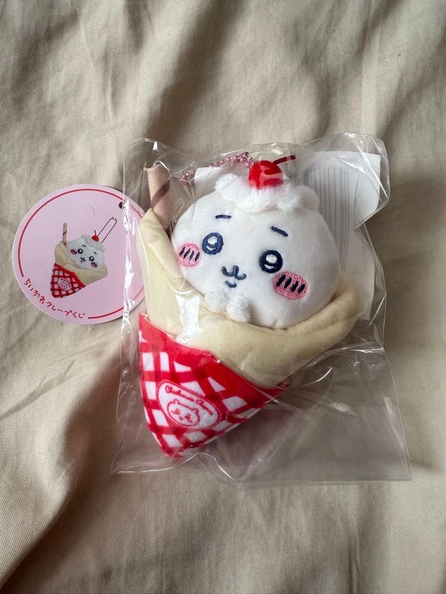 ちいかわ クレープくじ C賞 クレープになっちゃった マスコット ちいかわ クレープくじ C賞 クレープになっちゃった マスコット