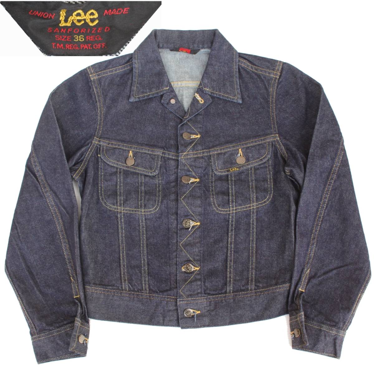 01182)美品Leeリー101-J 1411ライダース デニムジャケット36(S 01182)美品Leeリー101-J 1411ライダース デニムジャケット36(S