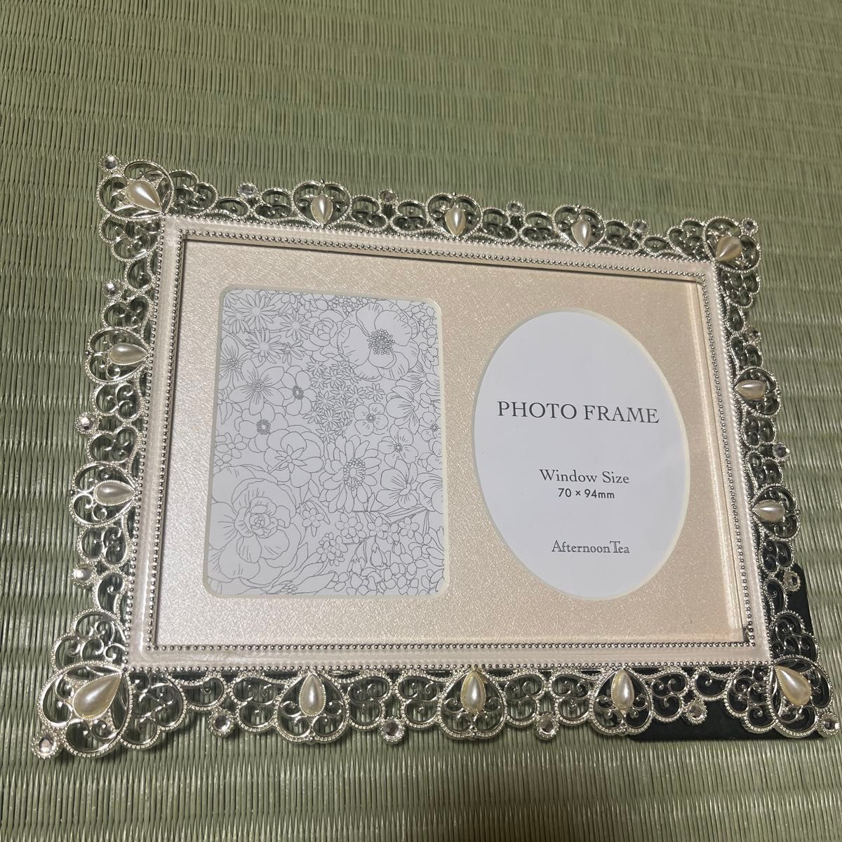新品 Afternoon Tea フォトフレーム シルバー 写真立て