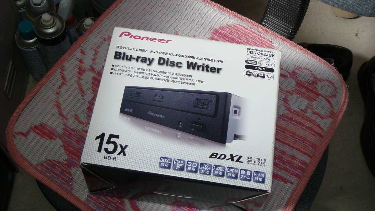 Pioneer製 Blu-ray Disc Writer BDR-208JBK 送料無料