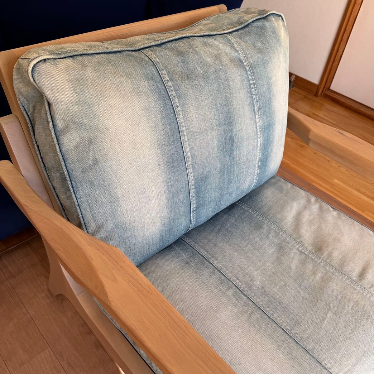 美品 送料込 wtw TISMO SOFA DENIM 1S 1人掛け デニムソファ 美品 送料込 wtw TISMO SOFA DENIM 1S 1人掛け デニムソファ