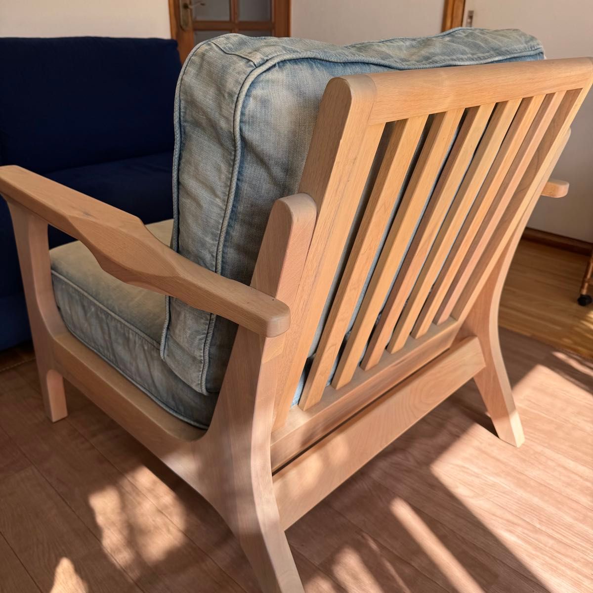 美品 送料込 wtw TISMO SOFA DENIM 1S 1人掛け デニムソファ 美品 送料込 wtw TISMO SOFA DENIM 1S 1人掛け デニムソファ