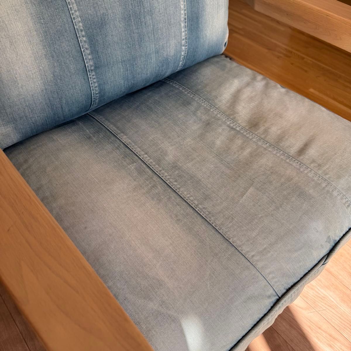 美品 送料込 wtw TISMO SOFA DENIM 1S 1人掛け デニムソファ 美品 送料込 wtw TISMO SOFA DENIM 1S 1人掛け デニムソファ