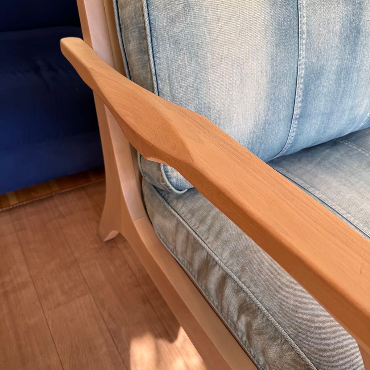 美品 送料込 wtw TISMO SOFA DENIM 1S 1人掛け デニムソファ 美品 送料込 wtw TISMO SOFA DENIM 1S 1人掛け デニムソファ
