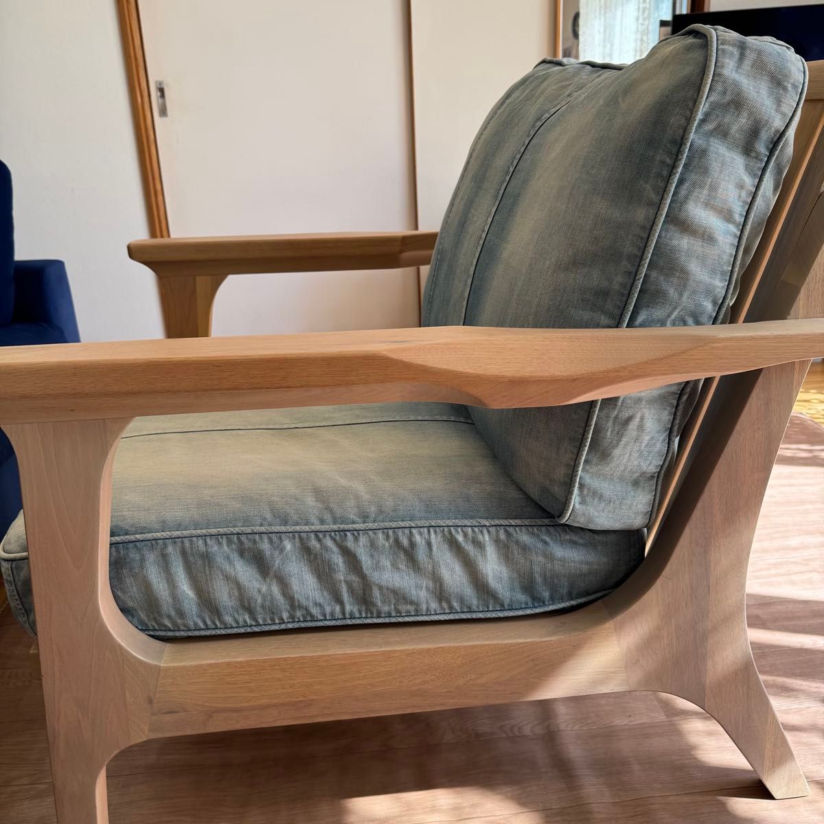 美品 送料込 wtw TISMO SOFA DENIM 1S 1人掛け デニムソファ 美品 送料込 wtw TISMO SOFA DENIM 1S 1人掛け デニムソファ