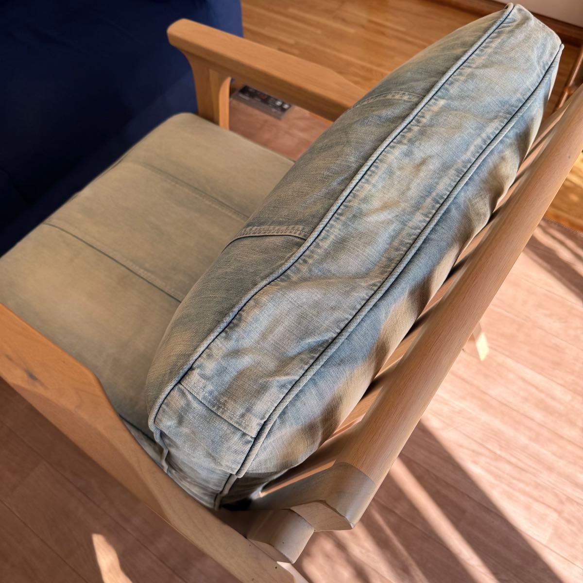 美品 送料込 wtw TISMO SOFA DENIM 1S 1人掛け デニムソファ 美品 送料込 wtw TISMO SOFA DENIM 1S 1人掛け デニムソファ