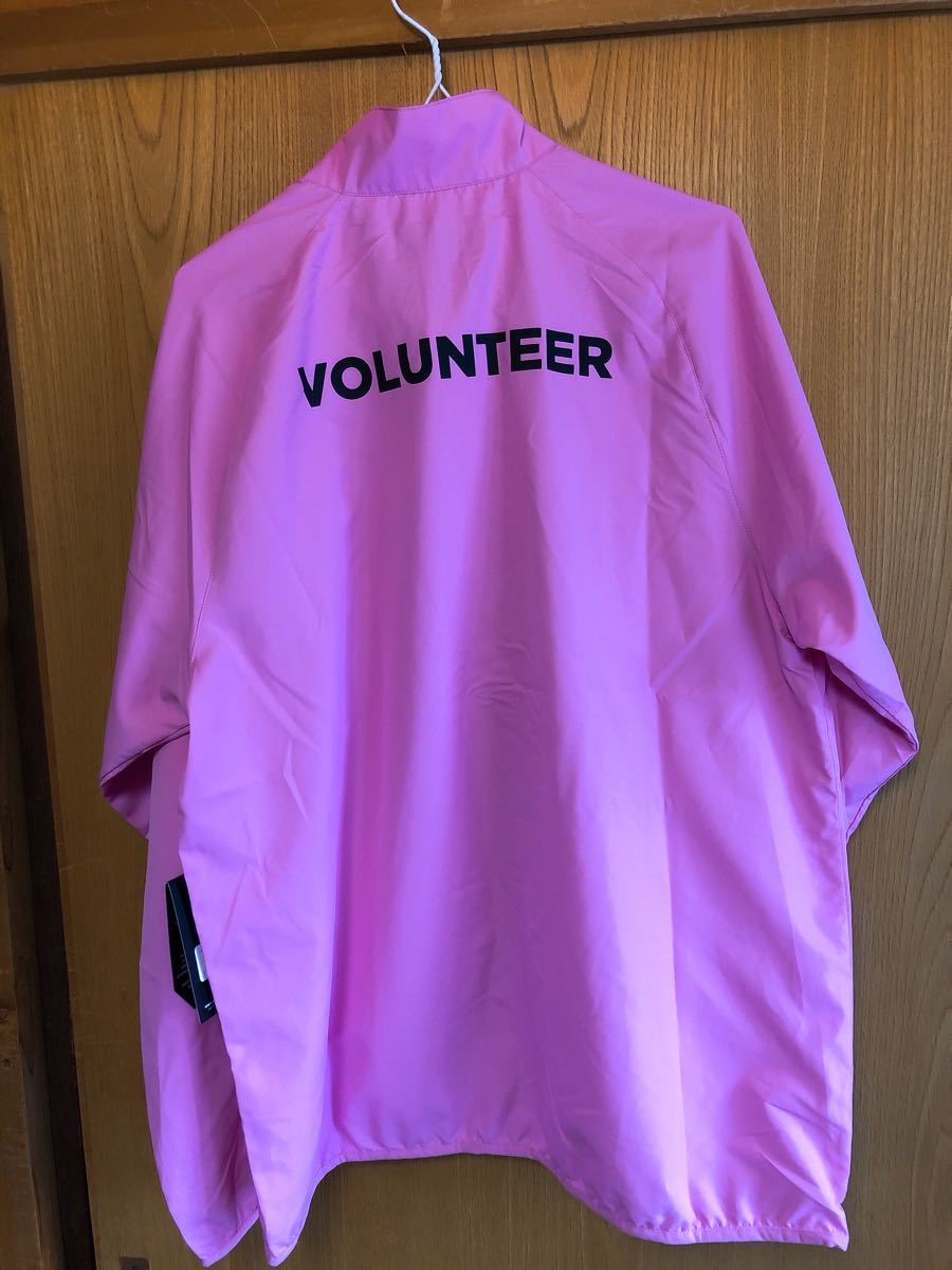 名古屋ウィメンズマラソン　ボランティア　ジャンパー　ピンク