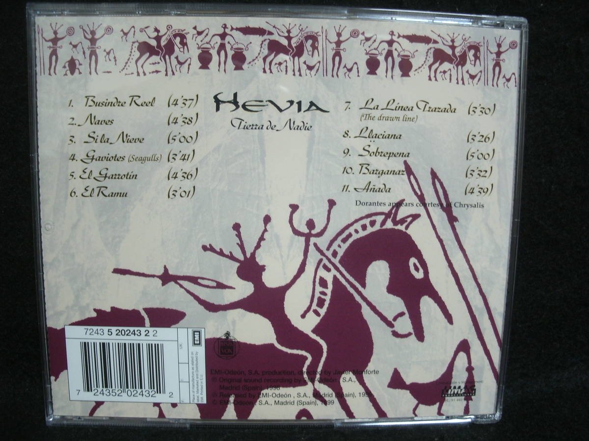 【中古CD】HEVIA / エヴィア / Tierra De Nadie_画像2