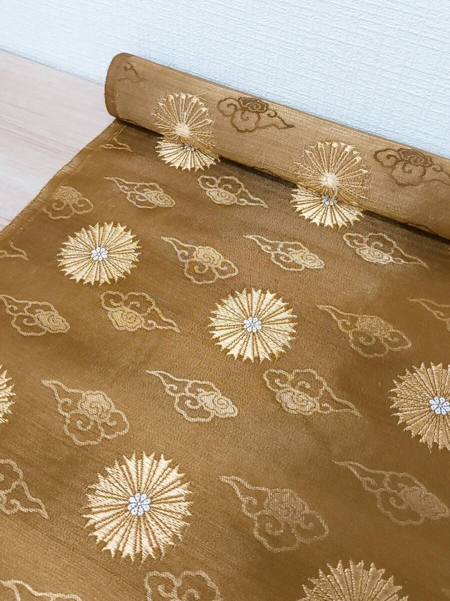 美品 保管品 日蓮宗 反物 正絹 金襴 絹織物 生地 法衣 法要 葬儀 美品 保管品 日蓮宗 反物 正絹 金襴 絹織物 生地 法衣 法要 葬儀