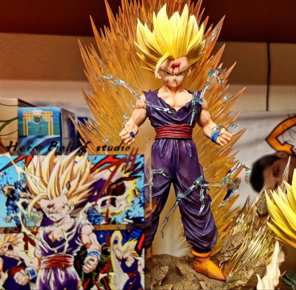 ドラゴンボール フィギュア 孫悟飯 ガレージキット 1/4 サイズ ドラゴンボール フィギュア 孫悟飯 ガレージキット 1/4 サイズ
