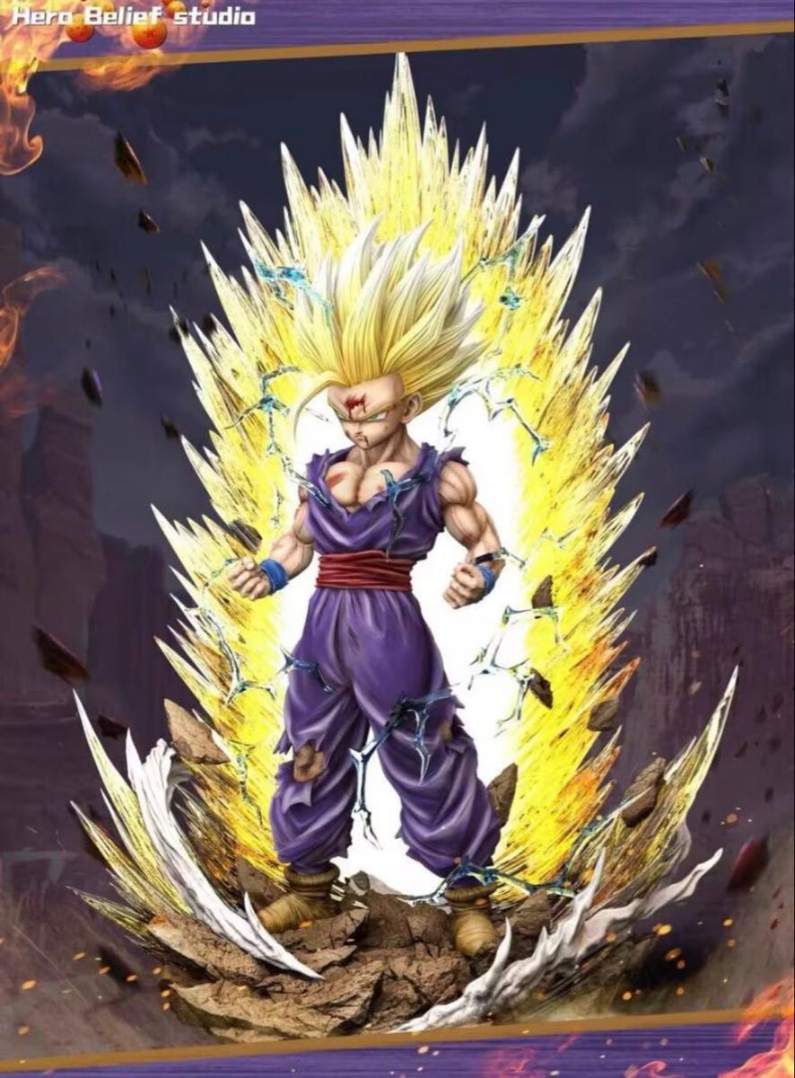 ドラゴンボール フィギュア 孫悟飯 ガレージキット 1/4 サイズ ドラゴンボール フィギュア 孫悟飯 ガレージキット 1/4 サイズ