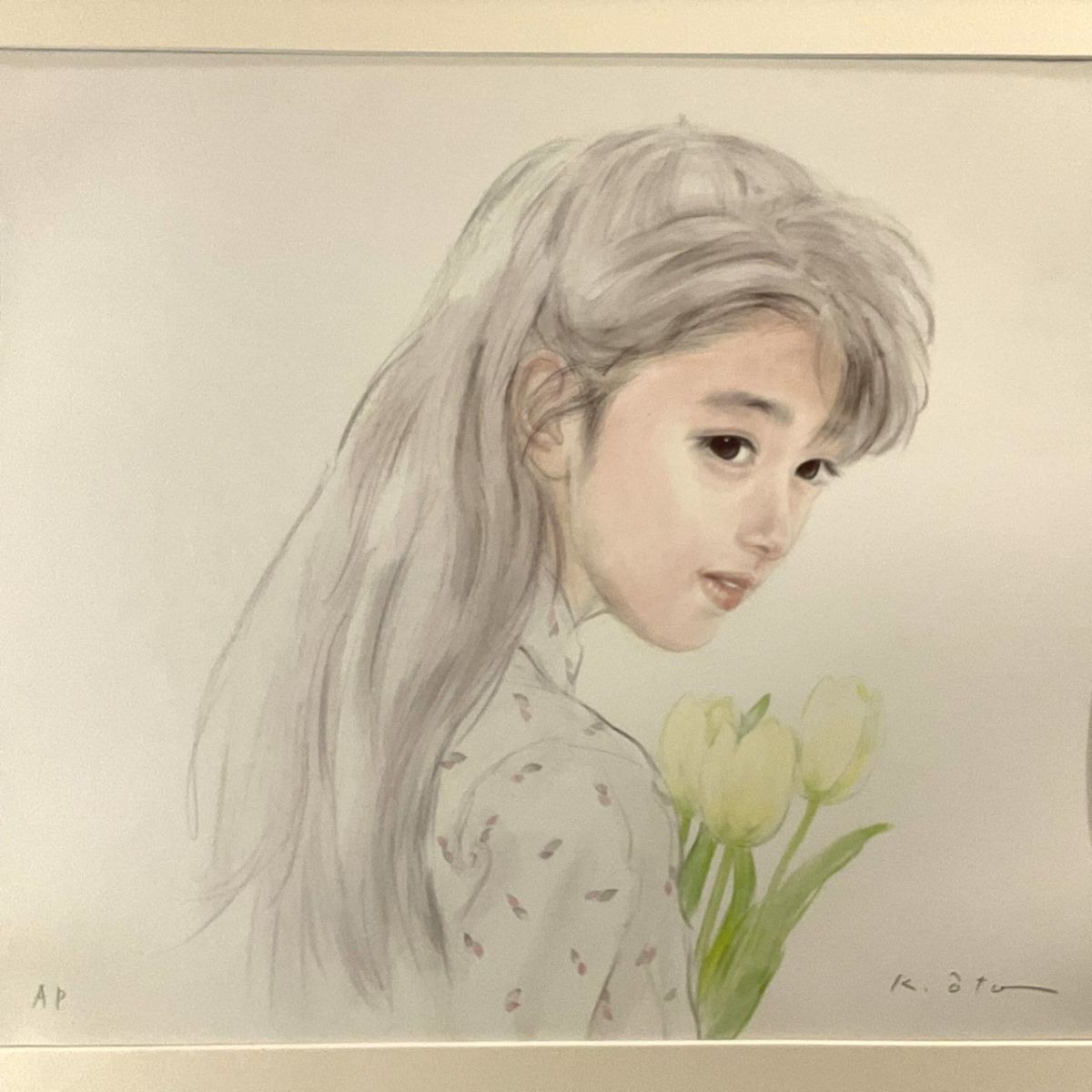 真作□リトグラフ□おおた慶文・ 太田慶文 □少女・美人画□人気 真作□リトグラフ□おおた慶文・ 太田慶文 □少女・美人画□人気