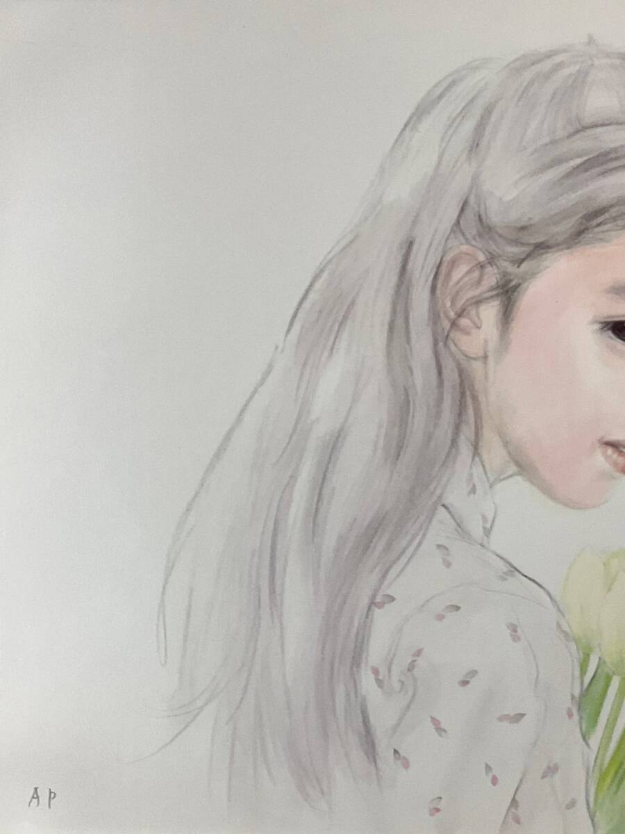 真作□リトグラフ□おおた慶文・ 太田慶文 □少女・美人画□人気 真作□リトグラフ□おおた慶文・ 太田慶文 □少女・美人画□人気