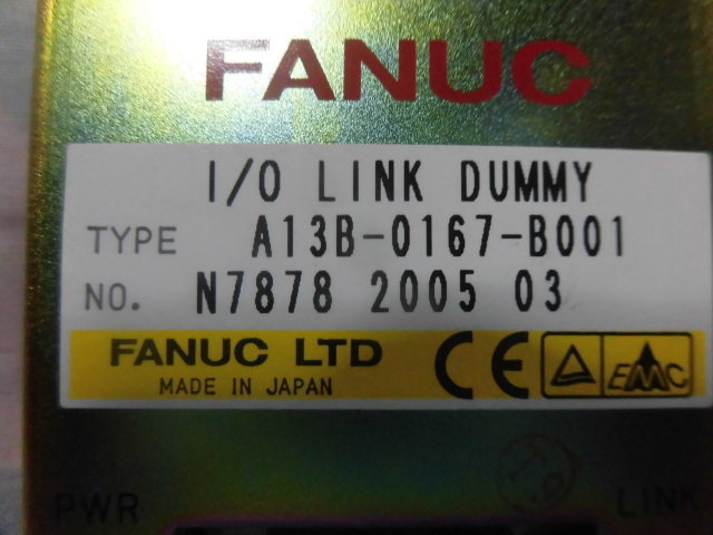 ファナック FANUC A13B-0167-B001 I/Oリンクダミーユニット 未使用_画像3